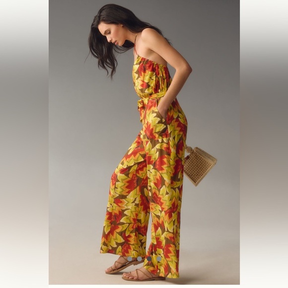 Anthropologie x Farm Rio Jumpsuit XL - Picture 3 of 12